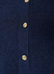 Cardigan in soft knit with gold-coloured buttons, Blue, Packshot image number 2