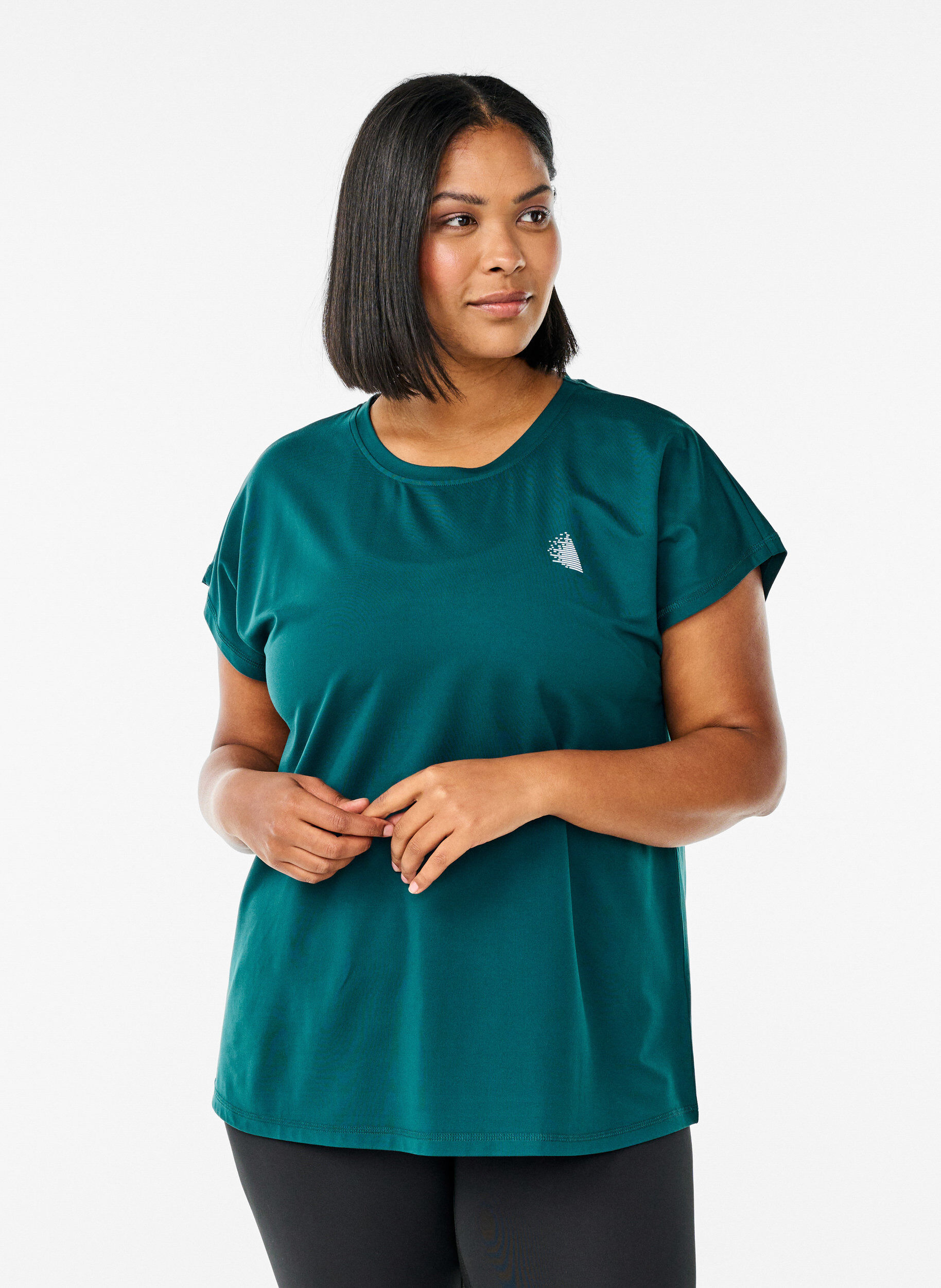 T-shirt, Green, Model