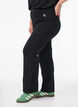 Sports trousers in cotton, Black, Model image number 0
