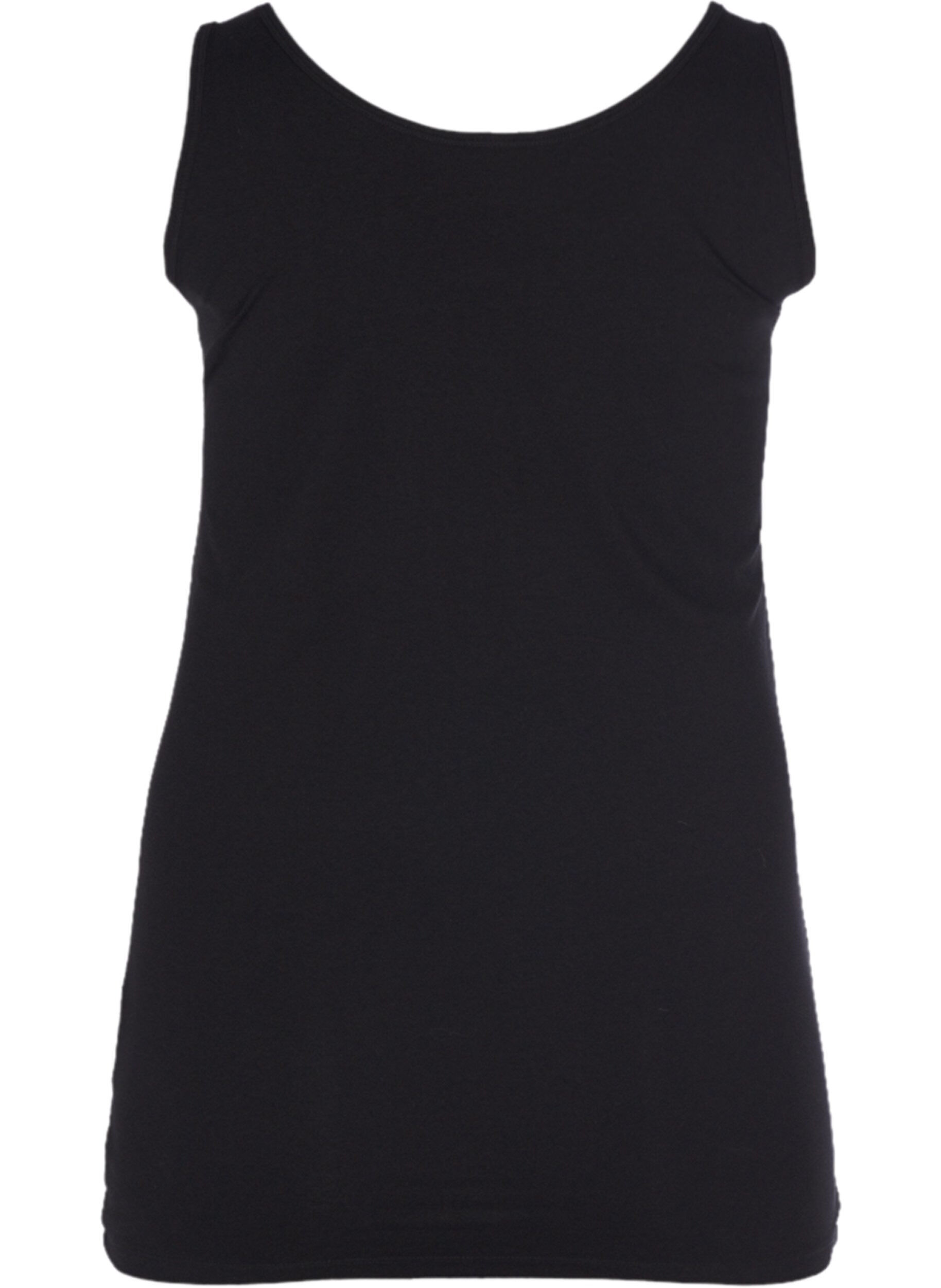 Zizzifashion Basic top, Black, Packshot image number 1