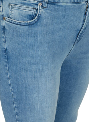 Super slim Amy jeans with a high waist, Blue denim, Packshot image number 2