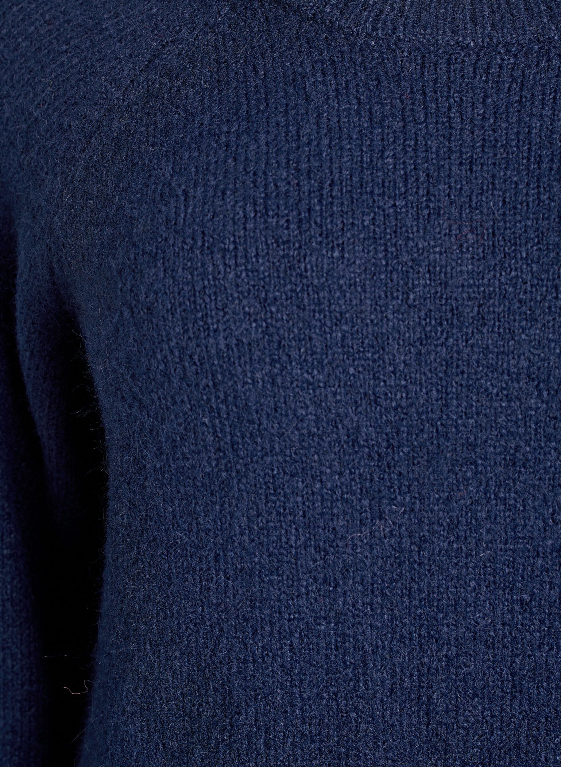 Zizzifashion Knitted blouse with raglan sleeves, Blue, Packshot image number 2