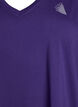Workout top with v-neck, Purple, Packshot image number 2