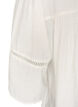 Viscose blouse with pintucks and balloon effect, Vanilla, Packshot image number 3
