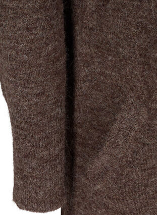 Long knitted cardigan with pockets, Rocky Road Mel., Packshot image number 3