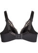 Padded lace bra with underwire, Black, Packshot image number 1