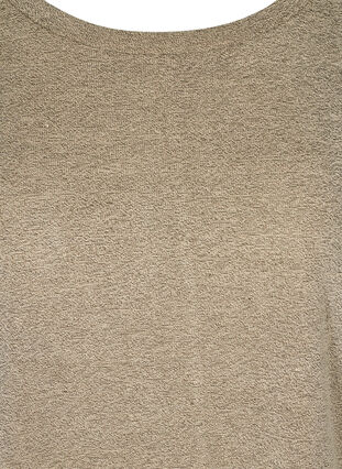 Plain-coloured blouse with long sleeves, Caramel Cream, Packshot image number 2