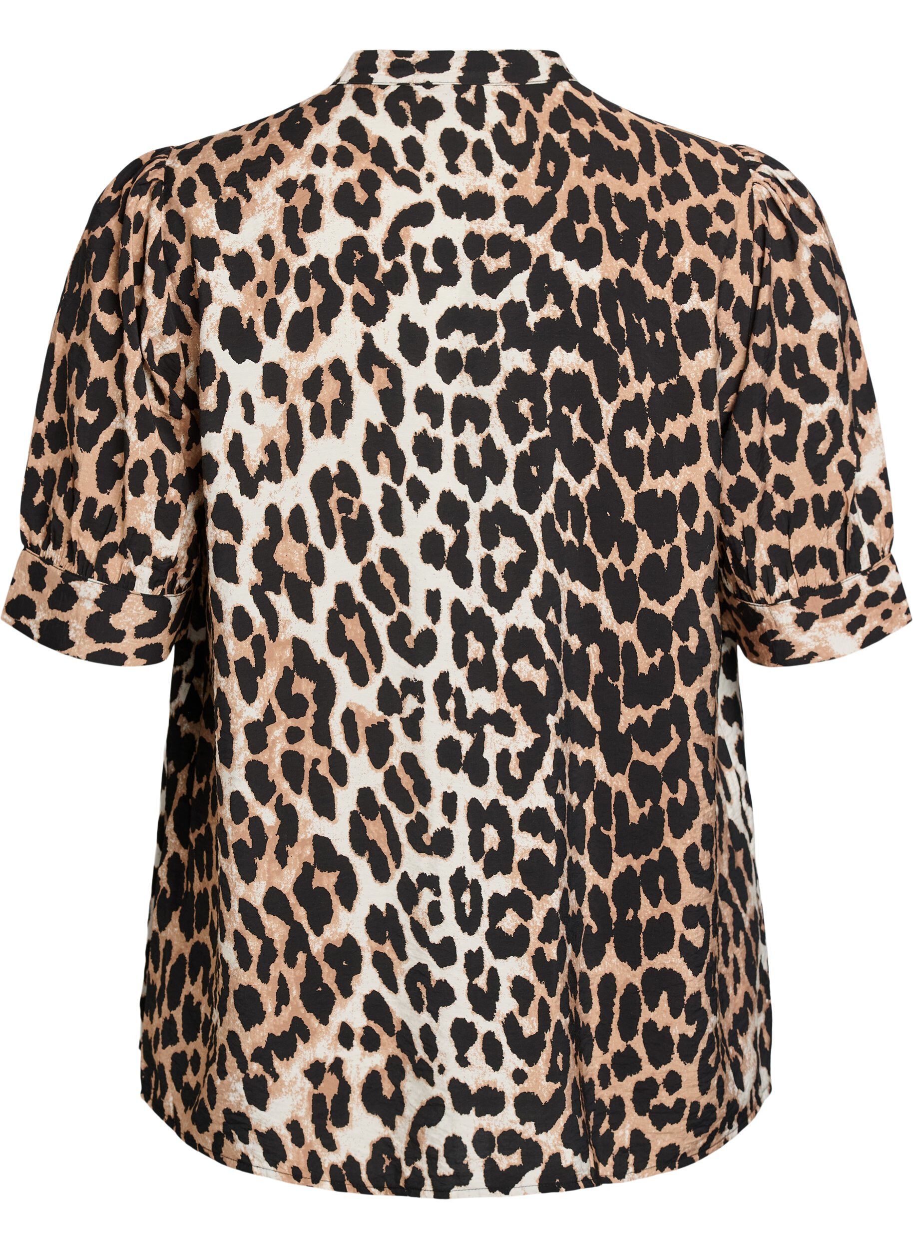 Zizzifashion Patterned shirt blouse with 1/2 sleeves, 9990, Packshot image number 1