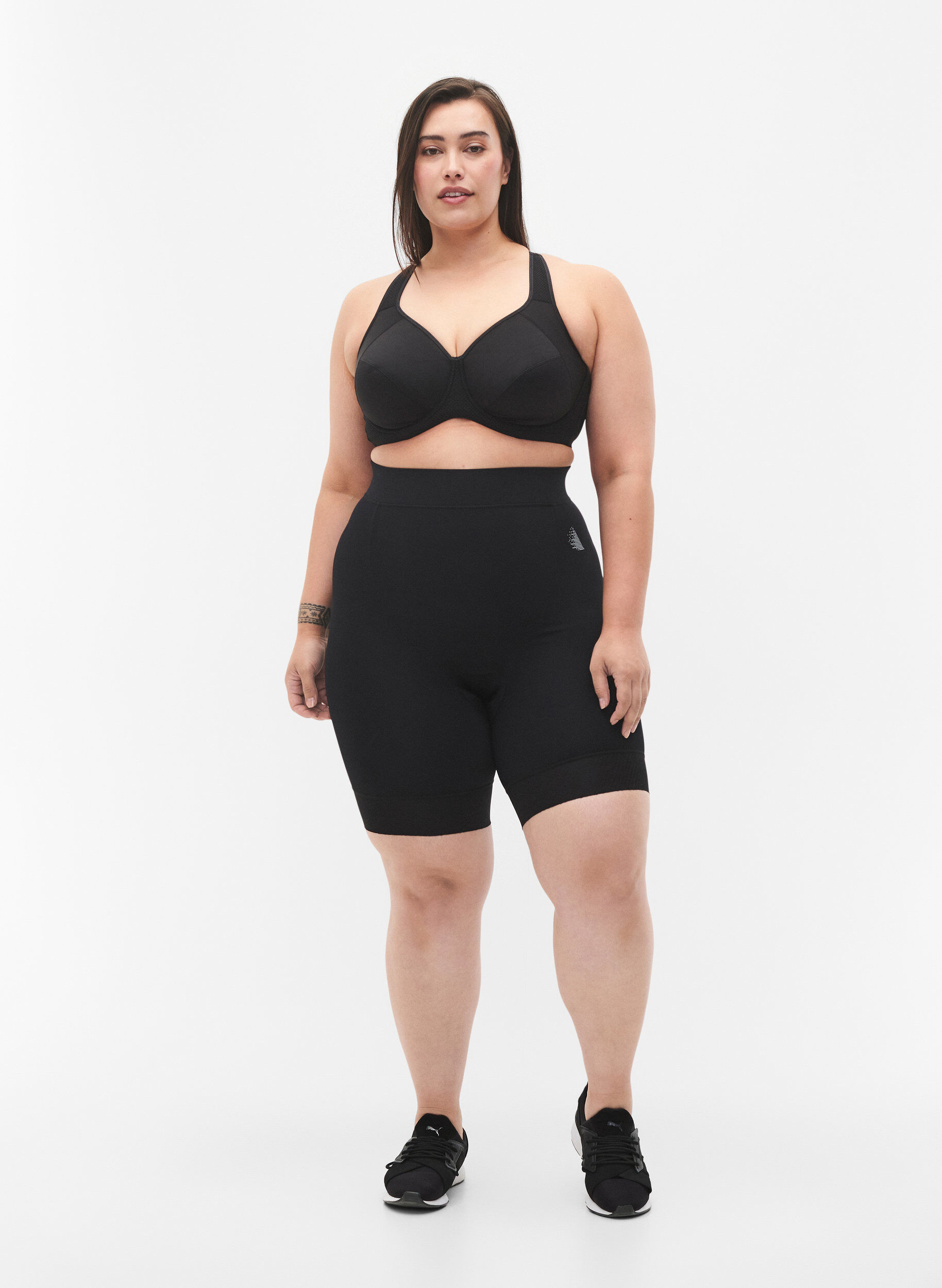 Zizzifashion Bicycle / Spinning Shorts, Black, Model image number 3