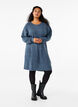 Long sleeved rib knit dress, Bering Sea Mel., Model image number 2