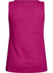 Night top in organic cotton with a textured pattern, Pink, Packshot image number 1