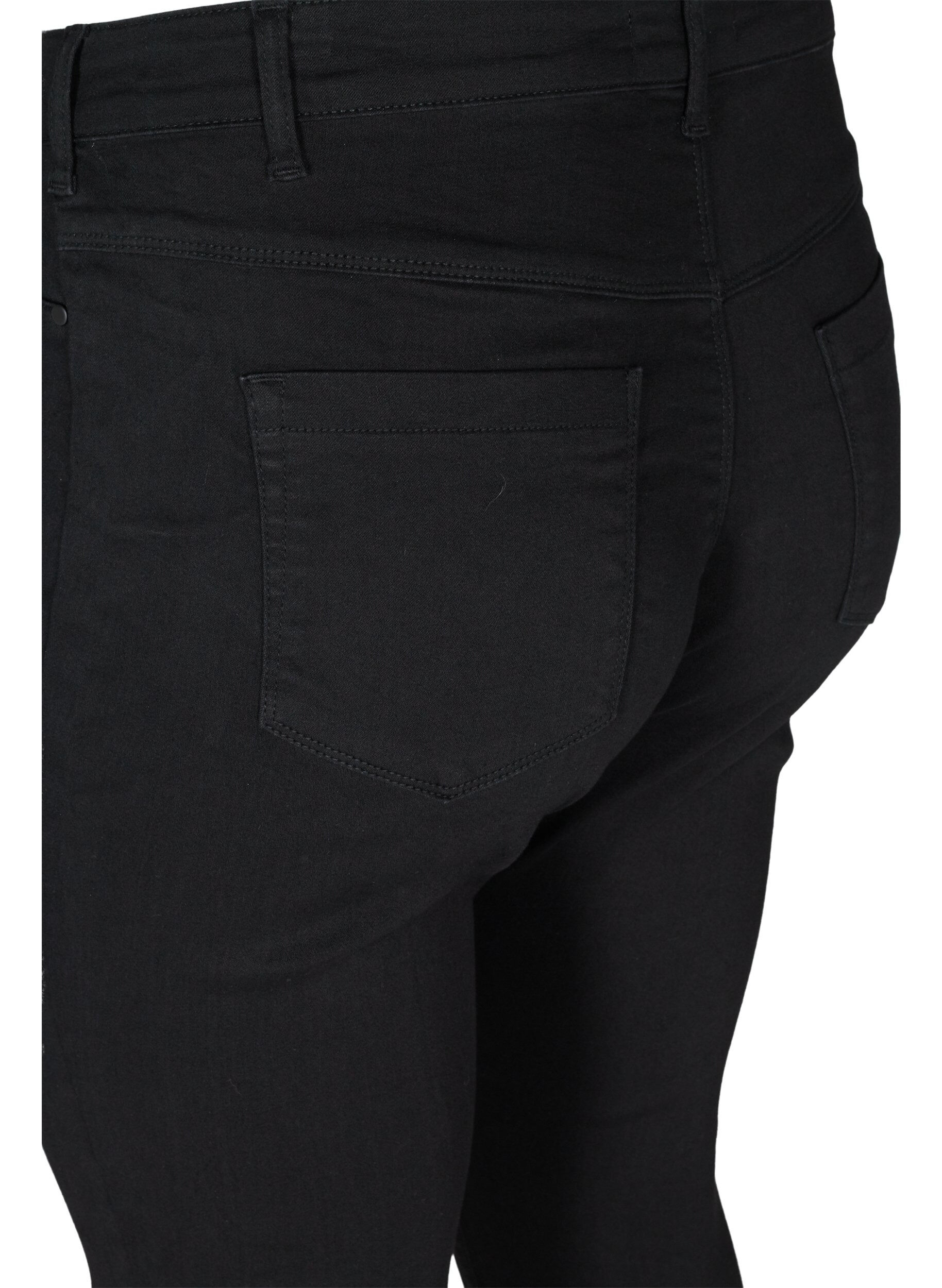 Zizzifashion Jeggings in cotton blend, Black, Packshot image number 3