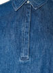Denim blouse with balloon fit, Blue, Packshot image number 2