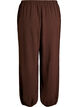 High-waisted balloon trousers, Brown, Packshot image number 1