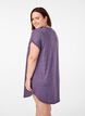 Short sleeve nightgown with text print, , Model image number 2
