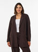 Blazer with pockets and slits, Brown, Model image number 0