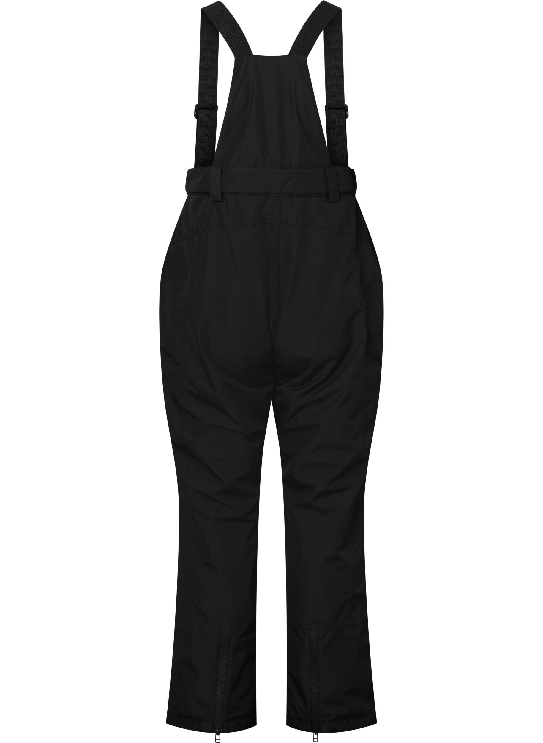 Zizzifashion Ski pants with suspenders, Black, Packshot image number 1