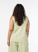 Sleeveless top with tie detail at the sides, Green, Model image number 2