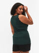 Top with lace trim, Green, Model image number 2