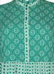 A-shape dress with patterns and cutlines, Green AOP, Packshot image number 2