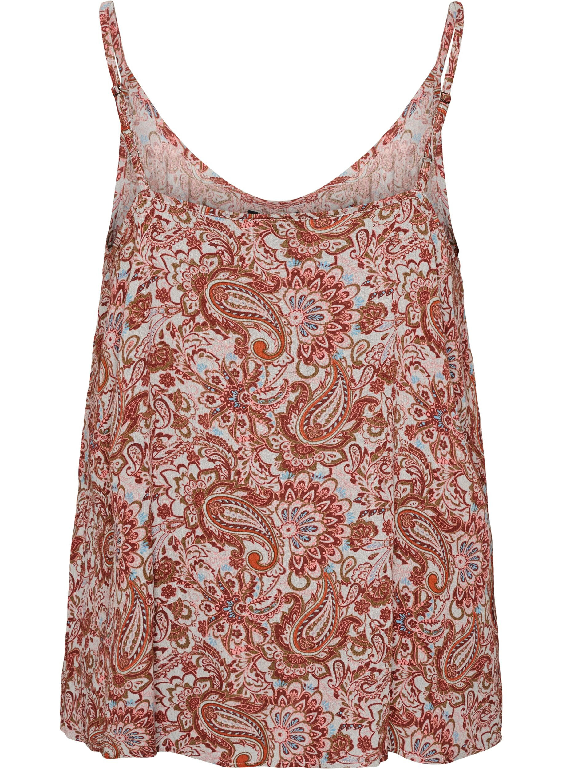 ZizzifashionStrap top in viscose, Pink, Packshot image number 1