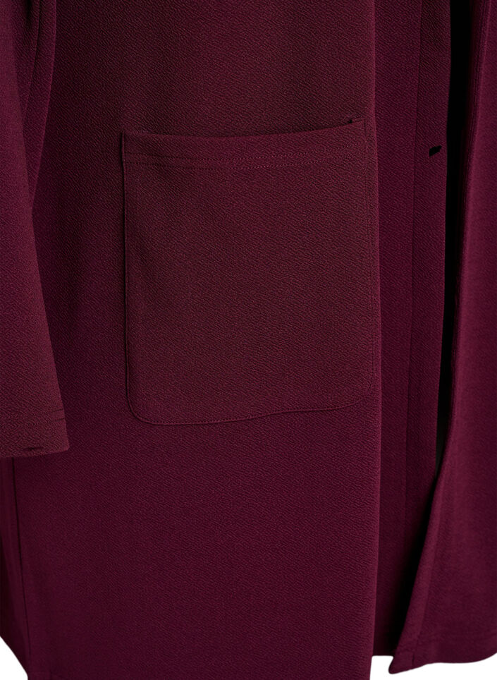 Long blazer with pockets, Red, Packshot image number 3