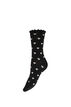 Cotton socks with patterns, Black, Packshot image number 0