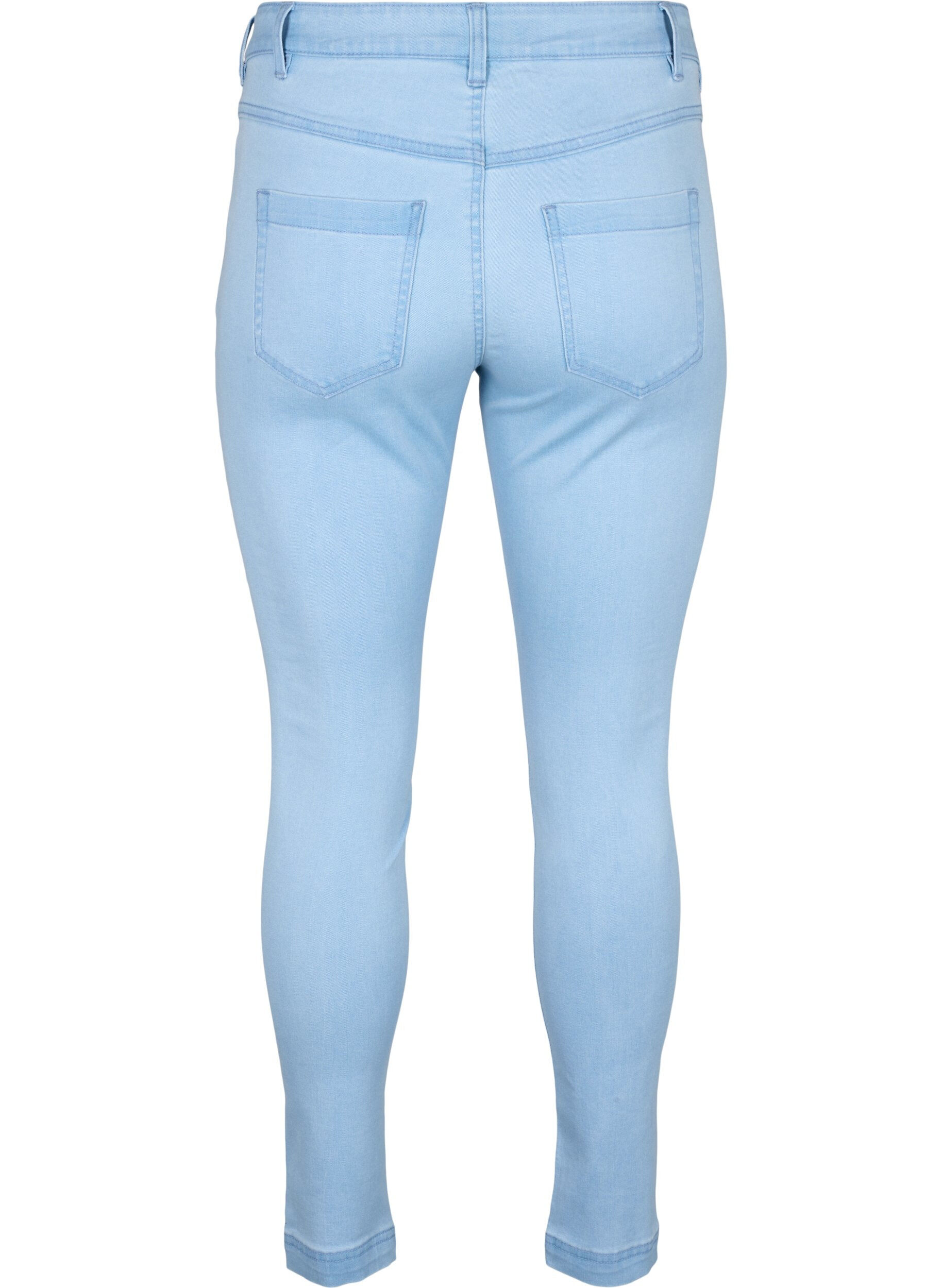 Zizzifashion Viona regular waist jeans, Light Blue, Packshot image number 1