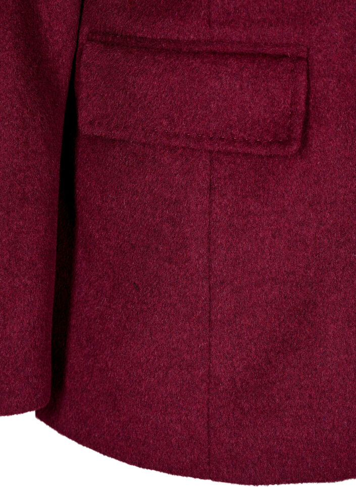 Blazer with double-breasted closure and classic lapels, Red, Packshot image number 3