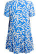 FLASH - Dress in viscose with cutline, Blue, Packshot image number 1