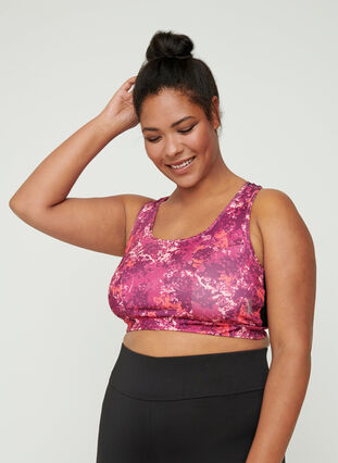 Sports top with print, Caspia Print, Model image number 0