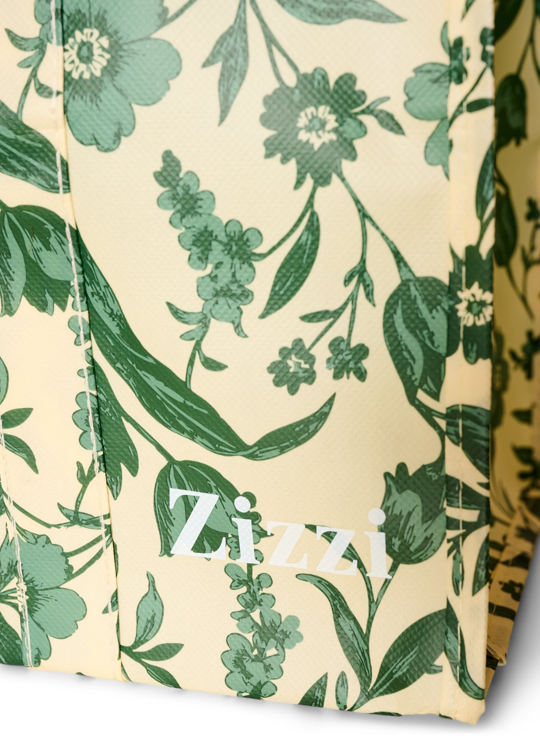 ZizzifashionShopping bag with zipper, Green, Packshot image number 2