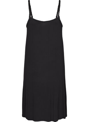 Beach dress in viscose, Black, Packshot image number 1