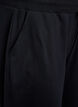 Loose workout trousers with pockets, Black, Packshot image number 2