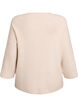 Loose knit with 3/4-sleeves, Beige, Packshot image number 1