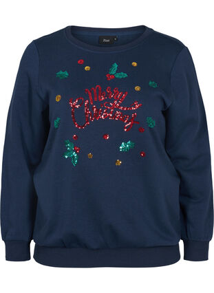 Christmas sweater, Night Sky Merry, Packshot image number 0
