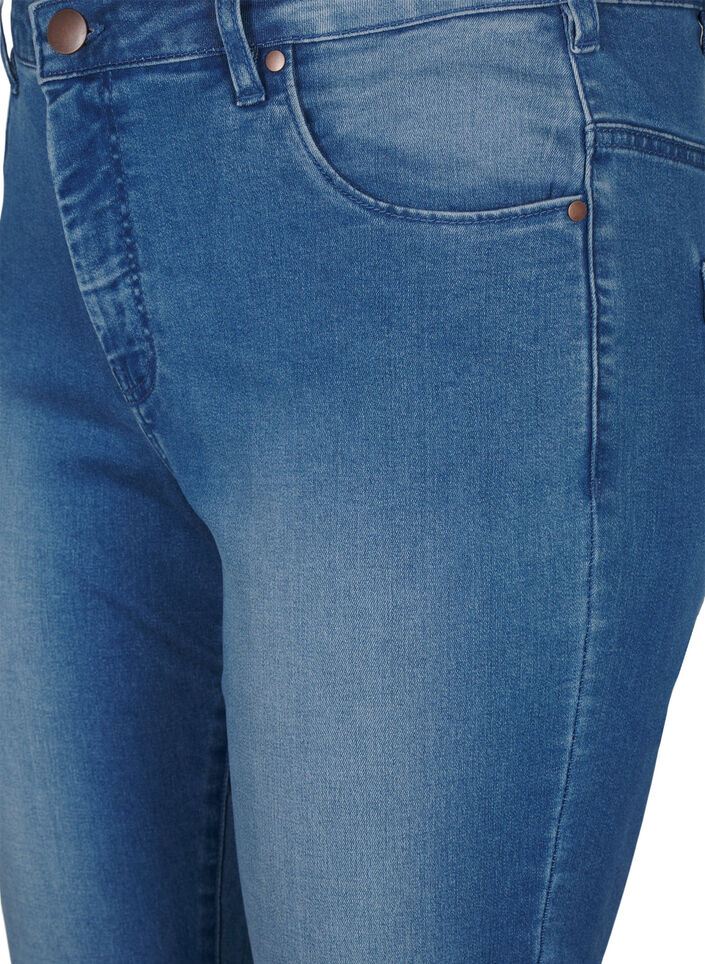 Slim fit Emily jeans with normal waist, Light Blue, Packshot image number 2
