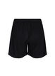 Loose shorts in a cotton blend with linen, Black, Packshot image number 1