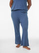 Organic cotton pyjama bottoms with a textured pattern, Blue, Model image number 2