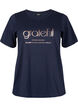 FLASH - T-shirt with motif, Navy Bl Rose Gold, Packshot image number 0
