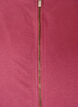 Hoodie with zipper and back print, Red, Packshot image number 2