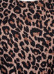 Leopard print blouse with long sleeves, Brown, Packshot image number 2