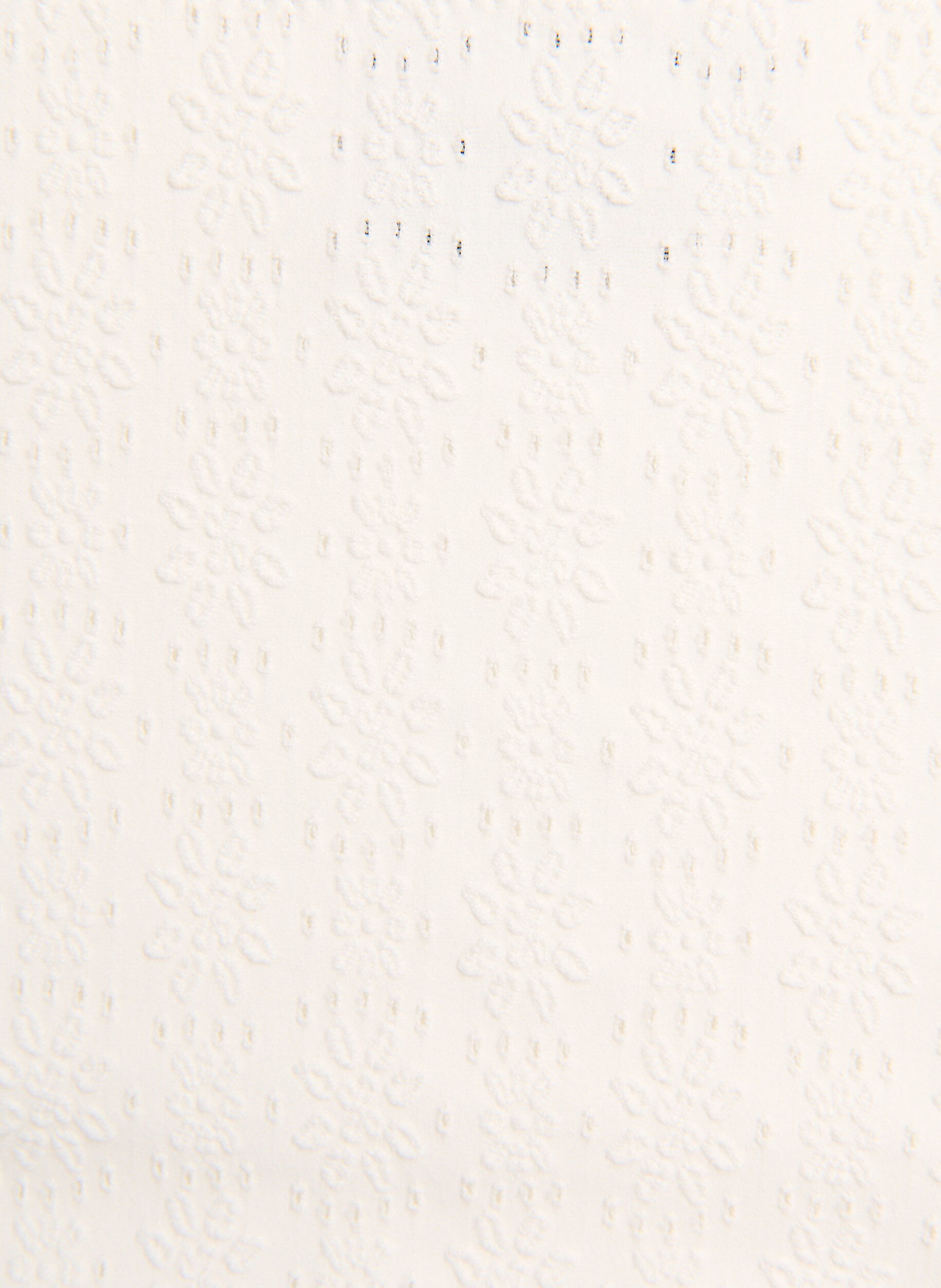 Zizzifashion Bikini bottoms with a textured pattern and regular waist, White, Packshot image number 2