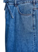 Denim maxi skirt with tie belt, Blue Denim, Packshot image number 3