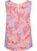 Sleeveless top in viscose, Lavender Flower, Packshot image number 1