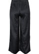 Wide leg satin trousers, Black, Packshot image number 1