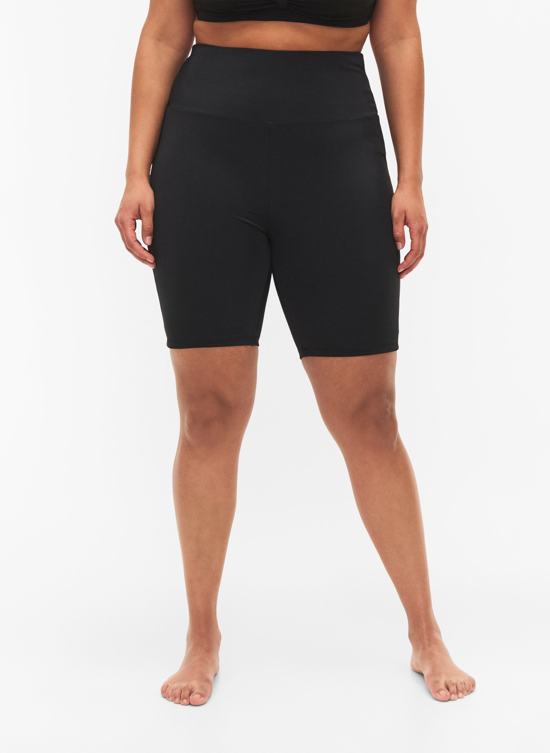 Zizzifashion Long swim shorts, Black, Model image number 3