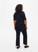 Loose cargo trousers in cotton, Black, Model image number 1