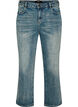 Kiana straight fit jeans with a lightly distressed look, Blue, Packshot image number 0