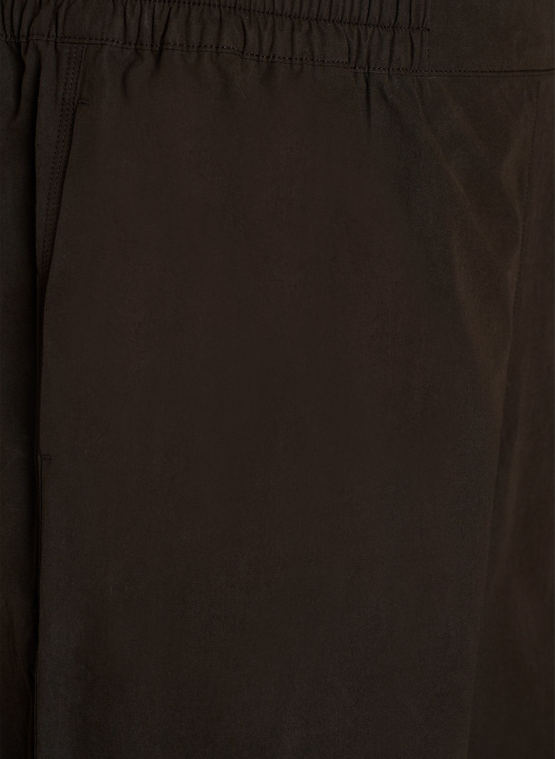 Zizzifashion High-waisted cotton balloon trousers, Brown, Packshot image number 2